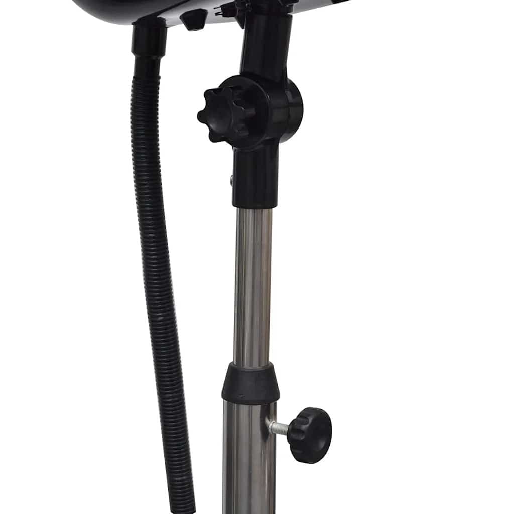 Black Salon Shampoo Basin with Adjustable Height