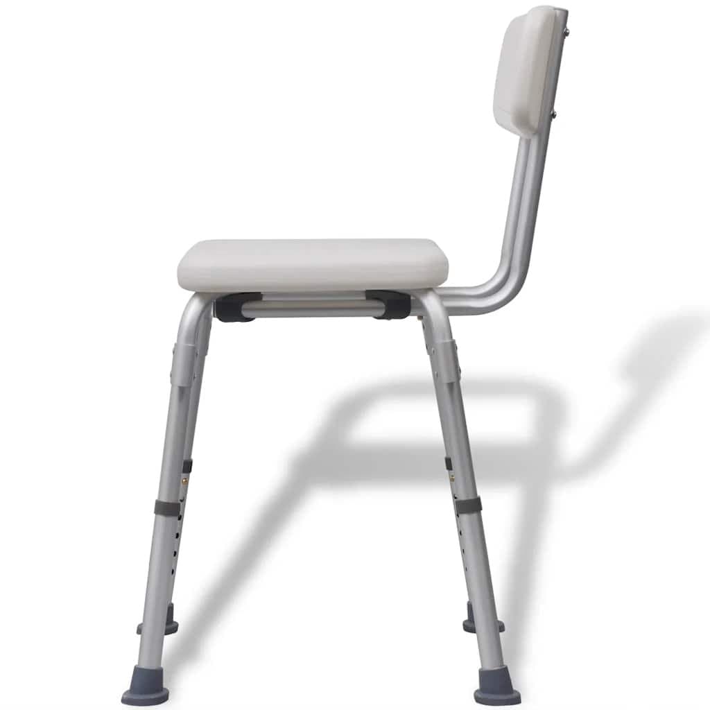 Adjustable Height Shower Chair for Elderly Support