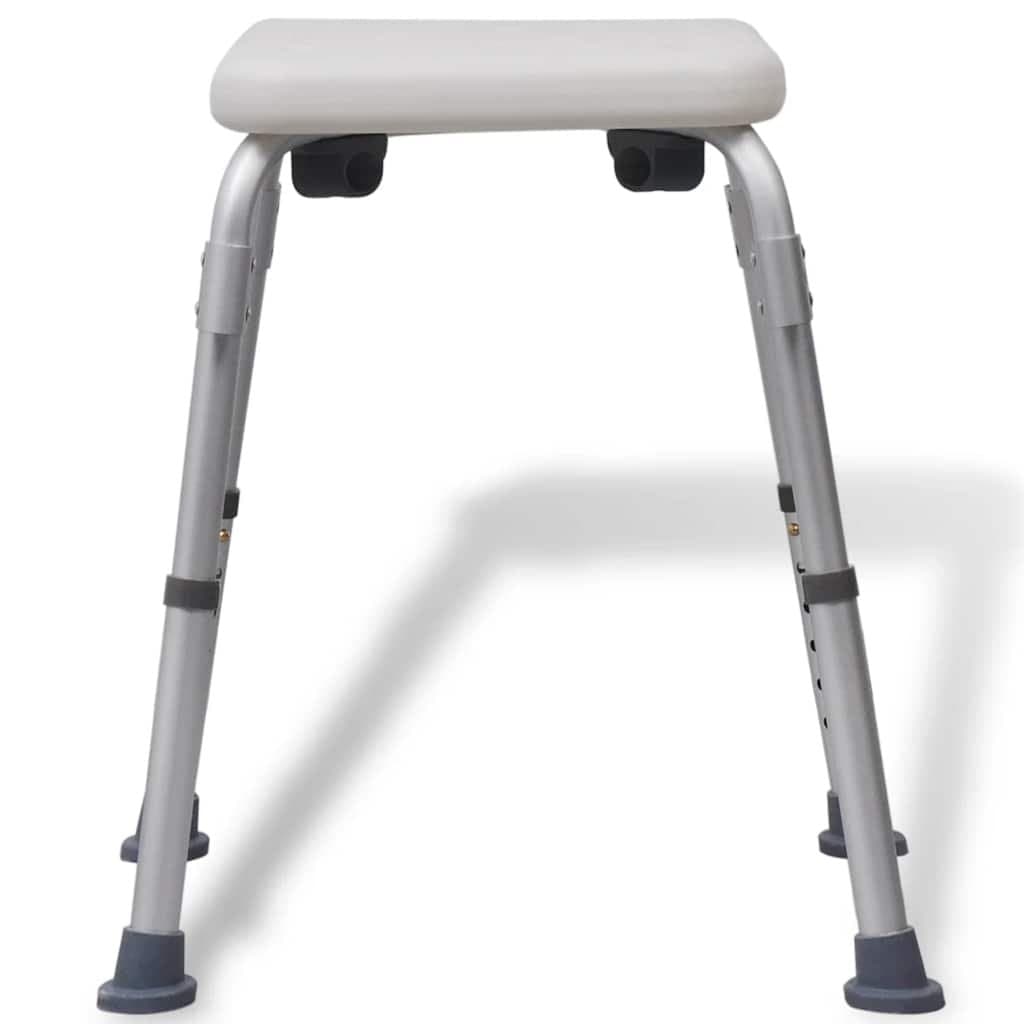 Adjustable Height Shower Chair for Elderly Support