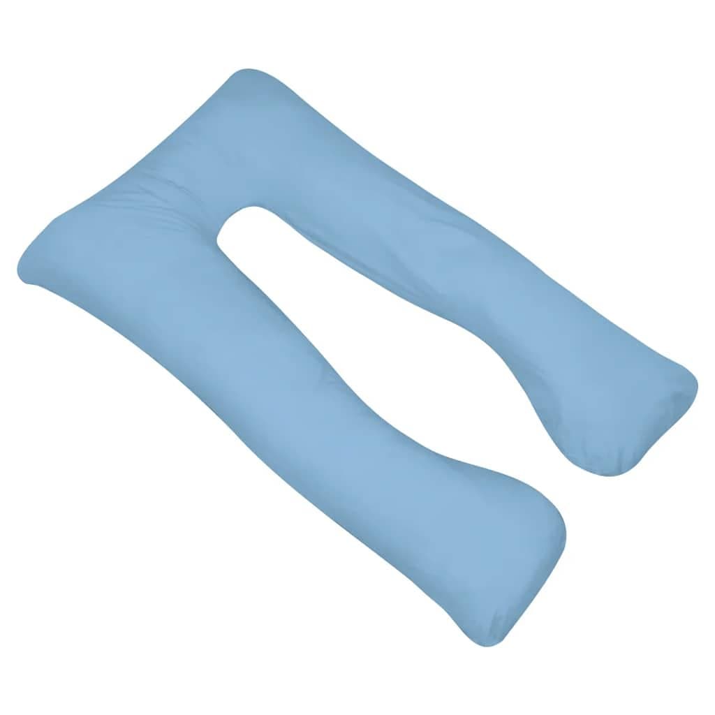 U-Shaped Pregnancy Pillow 90x145 cm in Blue