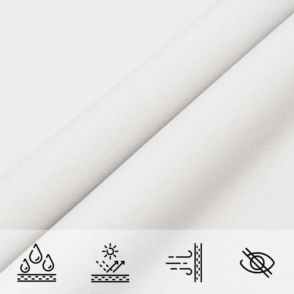 Rectangular Sunshade Sail 3x6 m White