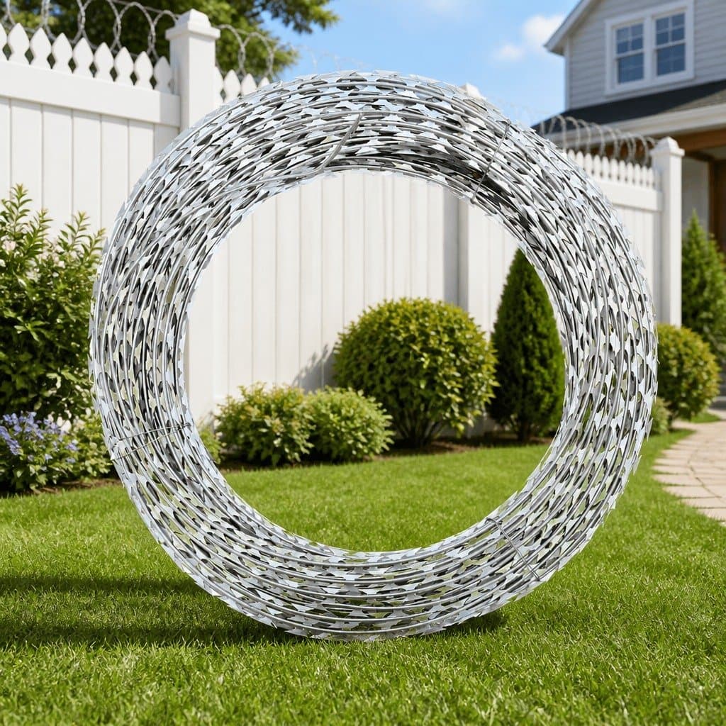Concertina Razor Wire Protection with 150m Length for Security Fencing