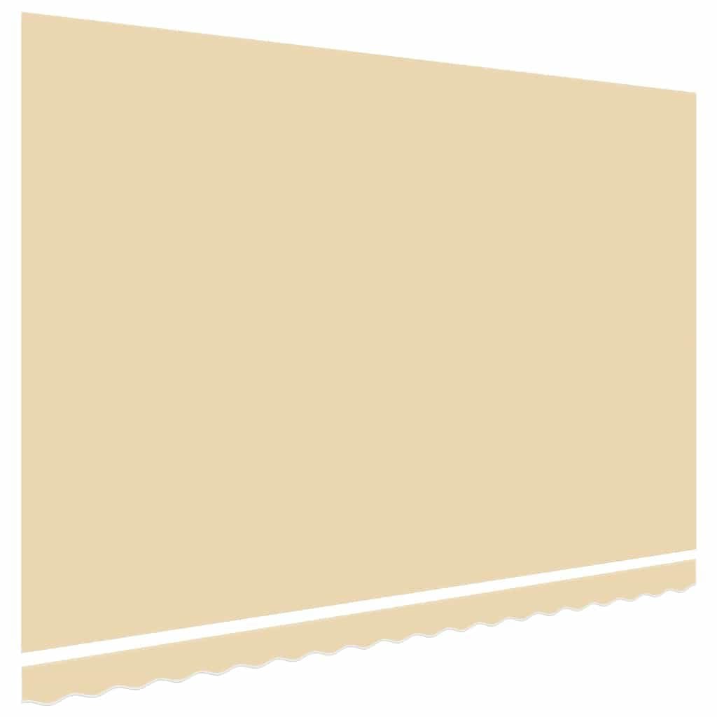 Cream Awning Replacement Fabric 5x3m for Outdoor Shade