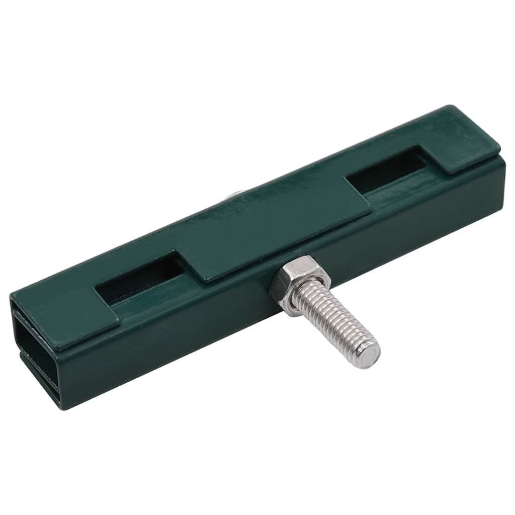 Green Garden Mesh Fence Grid Panel U Connector Hardware