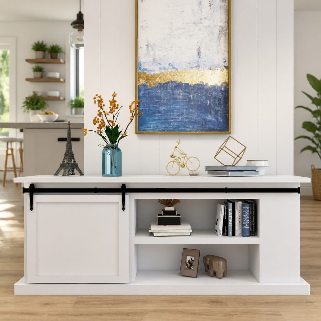 Mini Sliding Cabinet Door Hardware Kit