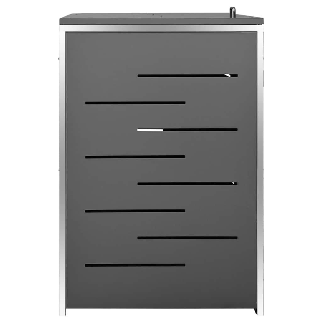 Wheelie Bin Shed 207x77.5x115cm for Waste Storage