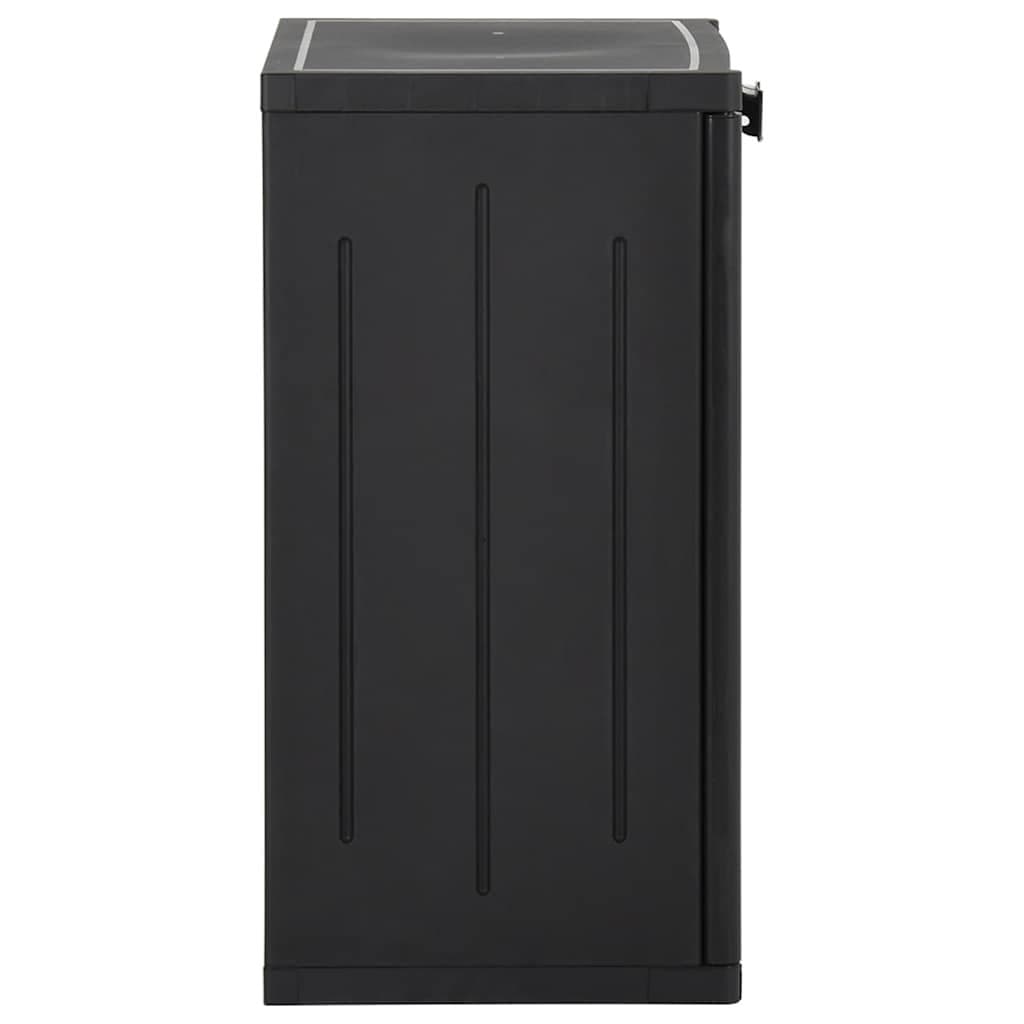 Black Storage Cabinet for Indoor and Outdoor Use