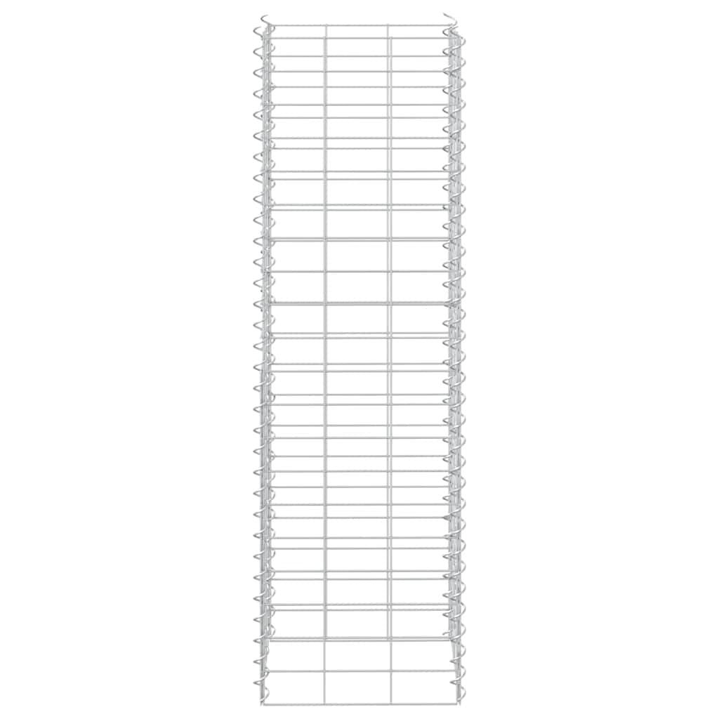 Gabion Raised Beds 3 pcs 30x30x100 cm Iron Retaining Wall Garden Planter Box