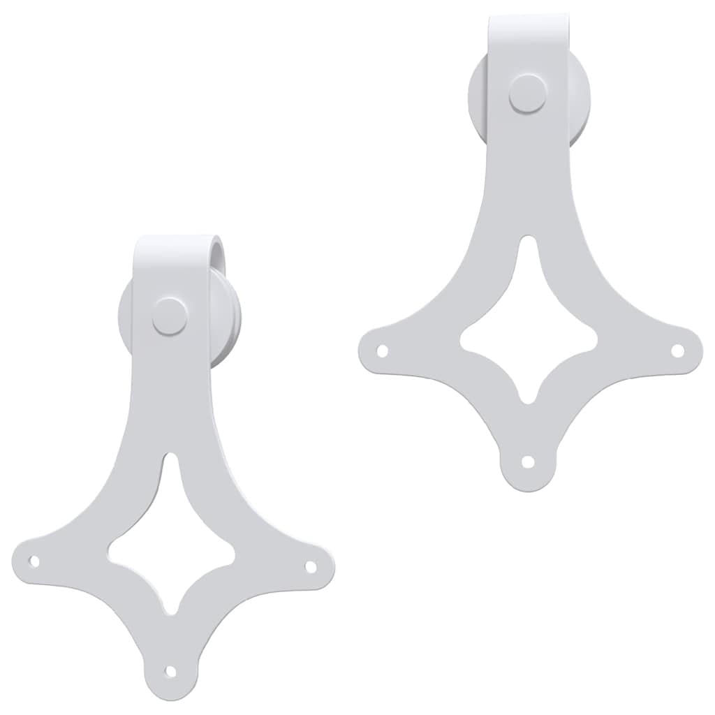 200cm Steel Track Sliding Door Hardware Kit