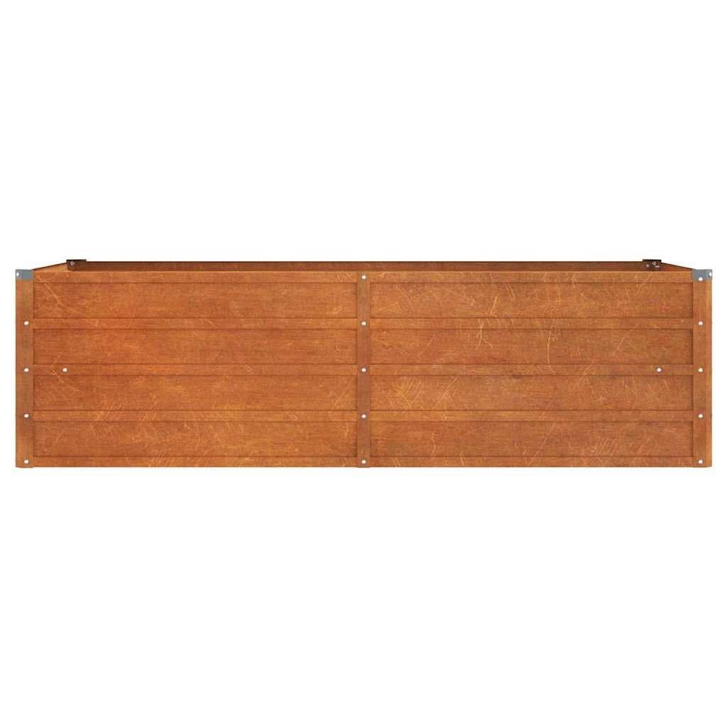 Weathering Steel Raised Bed Planter Box