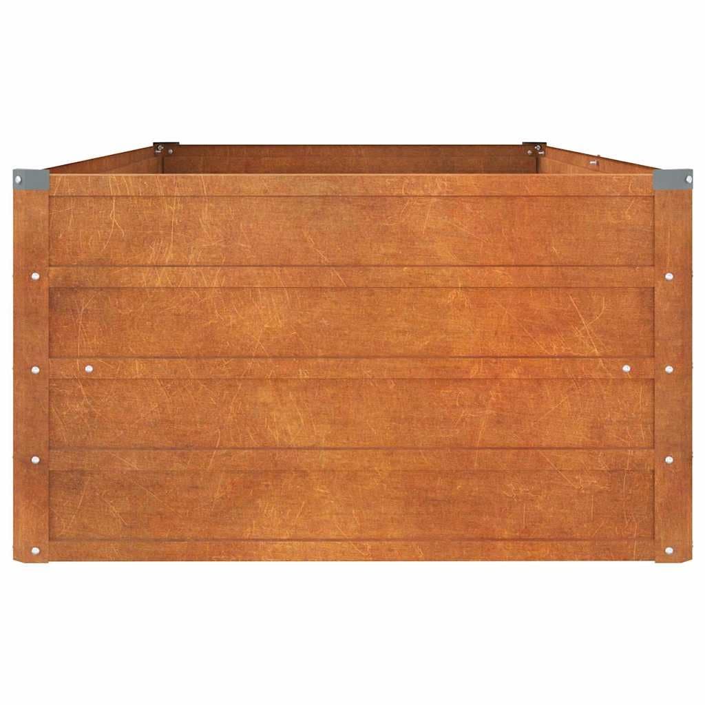 Weathering Steel Raised Bed Planter Box