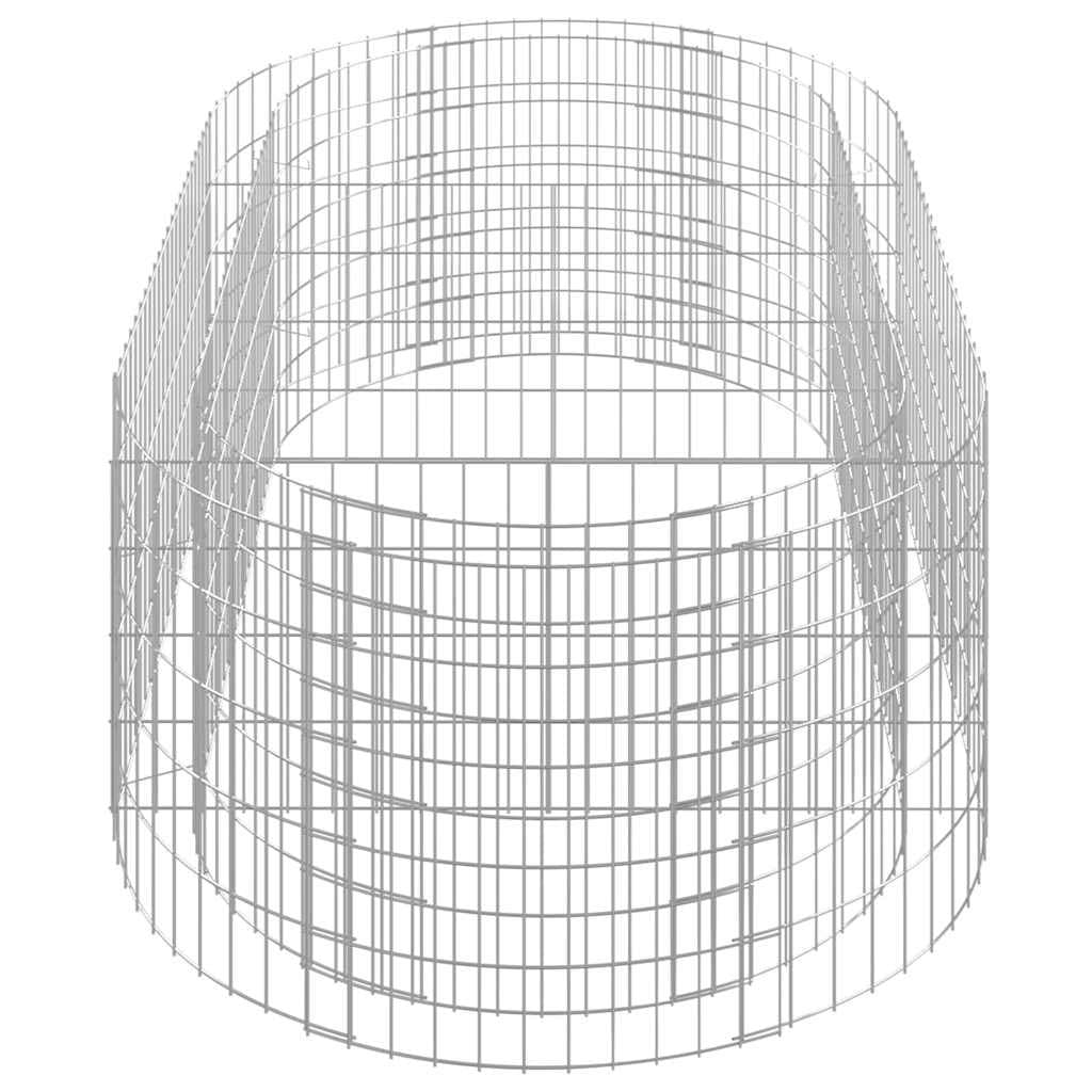 Galvanised Iron Gabion Raised Bed for Garden