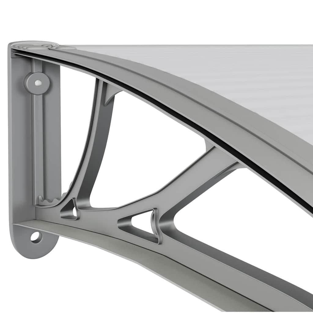 Grey Door Canopy 350x100 cm Polycarbonate Awning