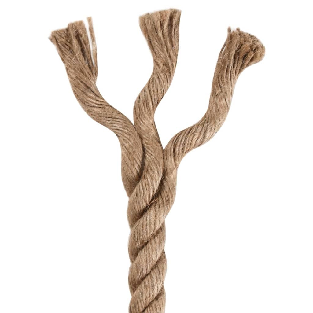 25 Metre Natural Jute Rope, 6mm Thick