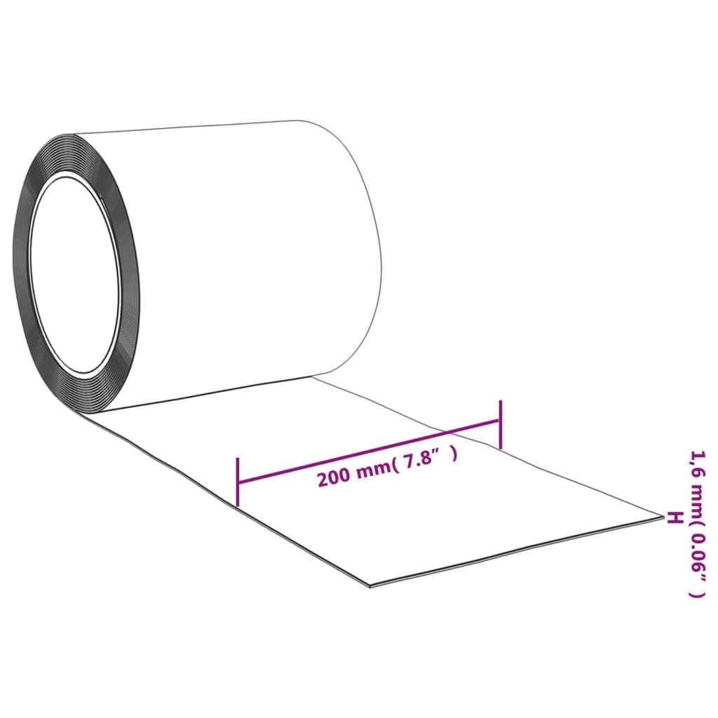 PVC Door Curtain Strip Roll 200mm x 1.6mm 50m