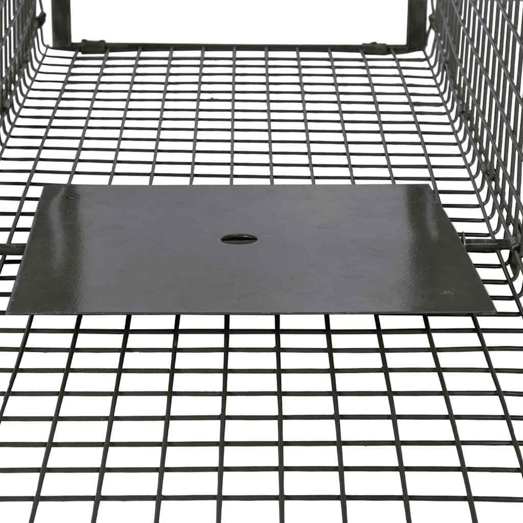 Green Foldable Live Animal Trap with Two Doors