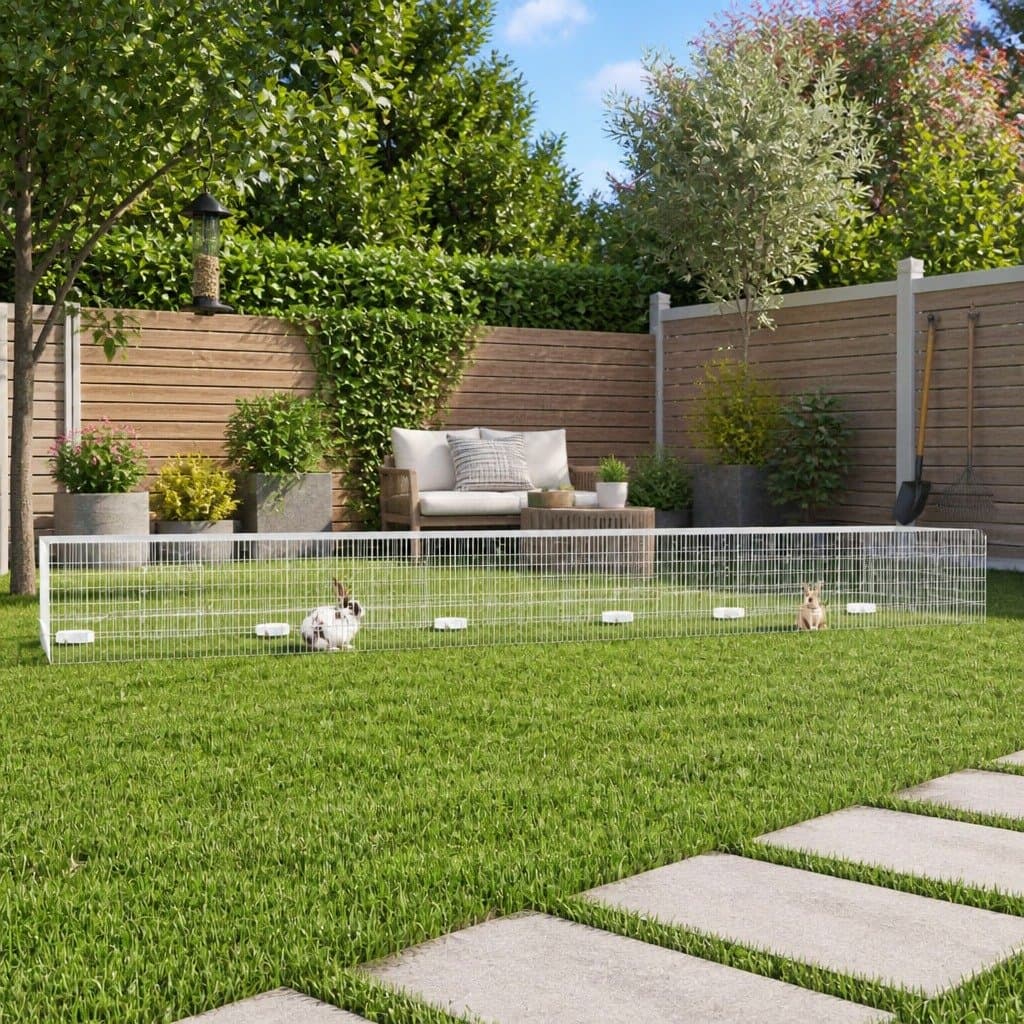 5-Panel Rabbit Cage Playpen for Small Animals