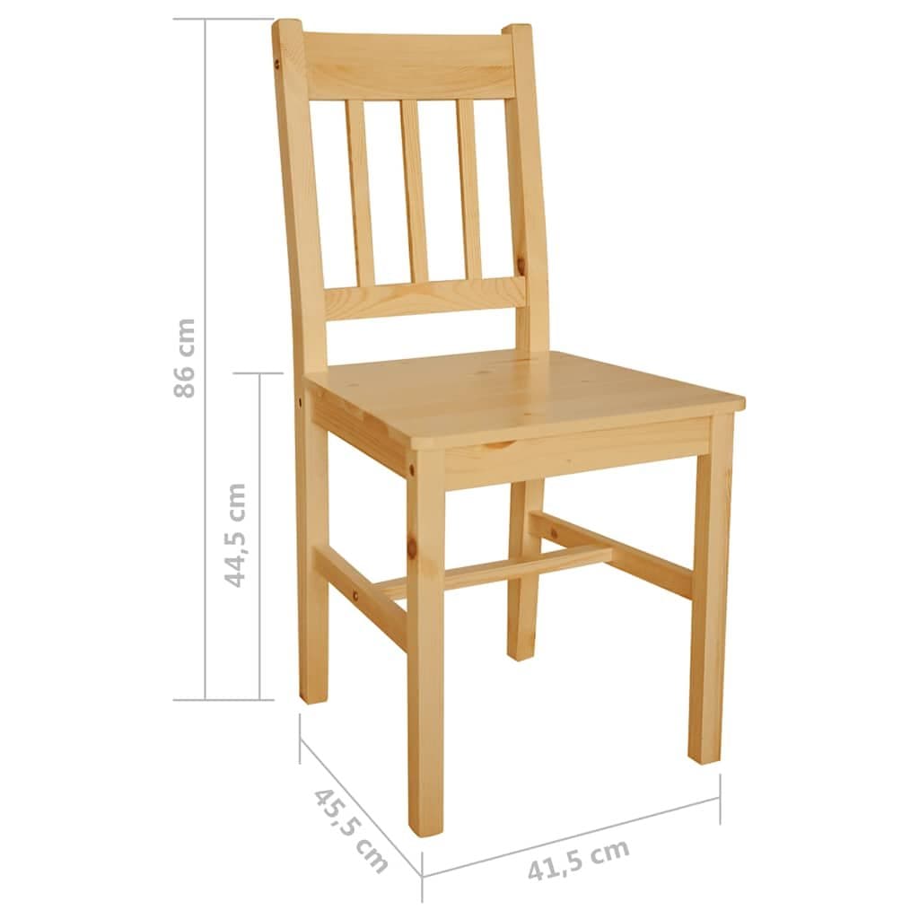 4-Piece Dining Chairs Set for Kitchen
