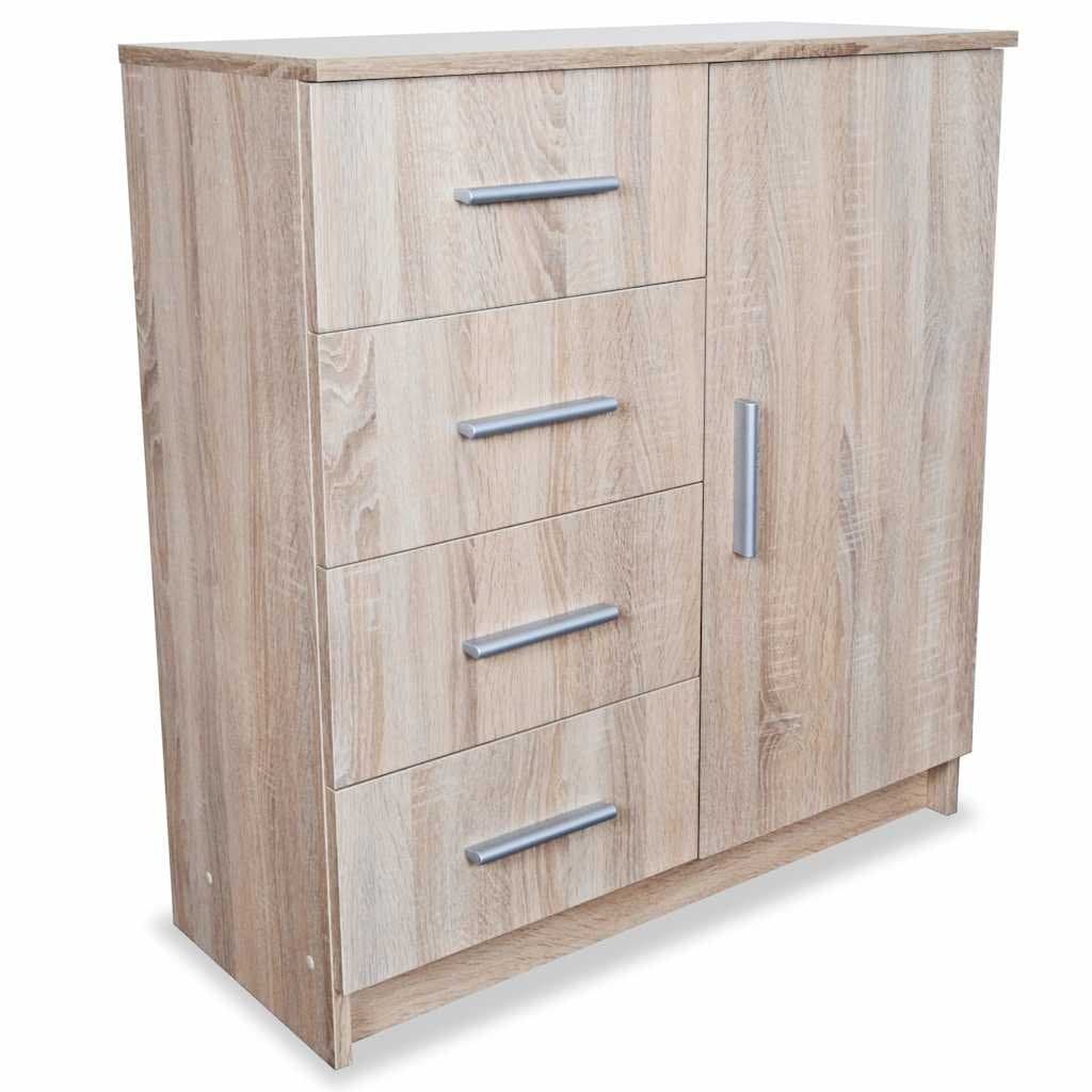 Sideboard Storage Cabinet with 4 Drawers
