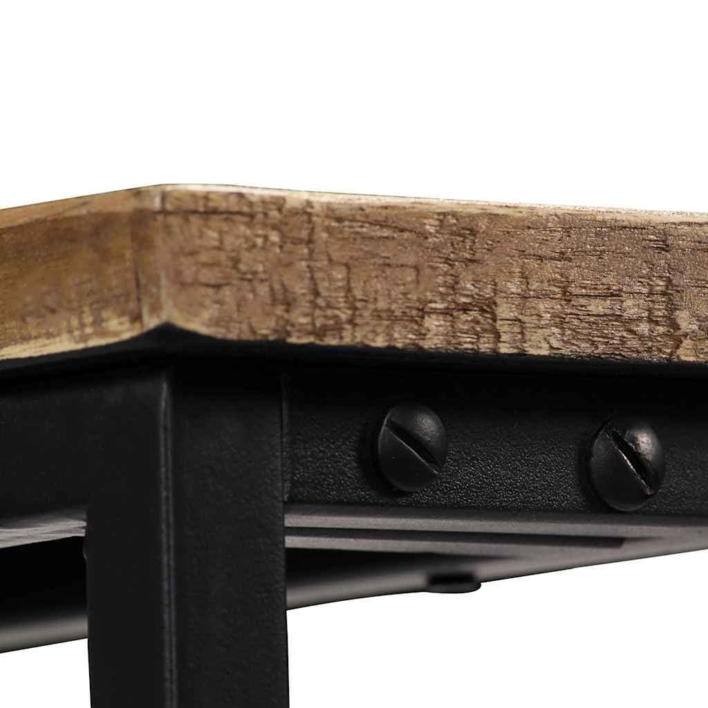 Solid Reclaimed Teak Console Table in Brown