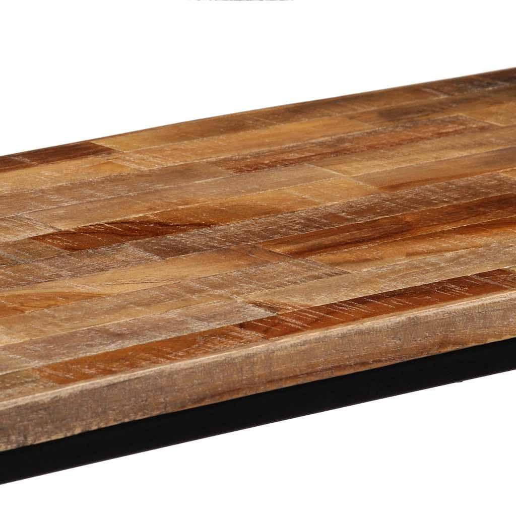 Solid Reclaimed Teak Console Table in Brown