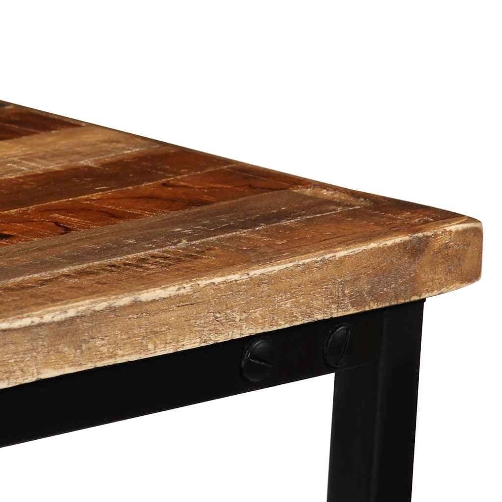 Solid Reclaimed Teak Console Table in Brown