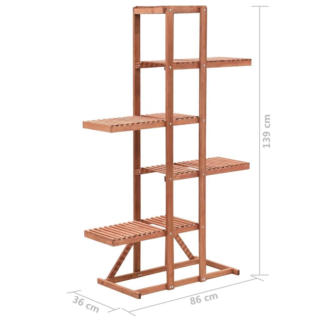 Cedar Wood Plant Stand for Indoor and Outdoor Use