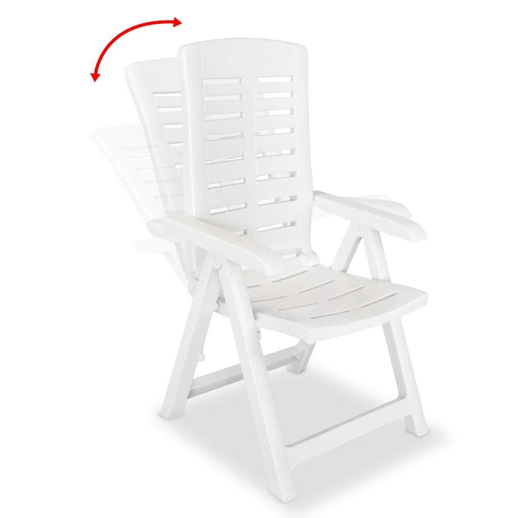 Outdoor Folding Garden Chairs Set of 6