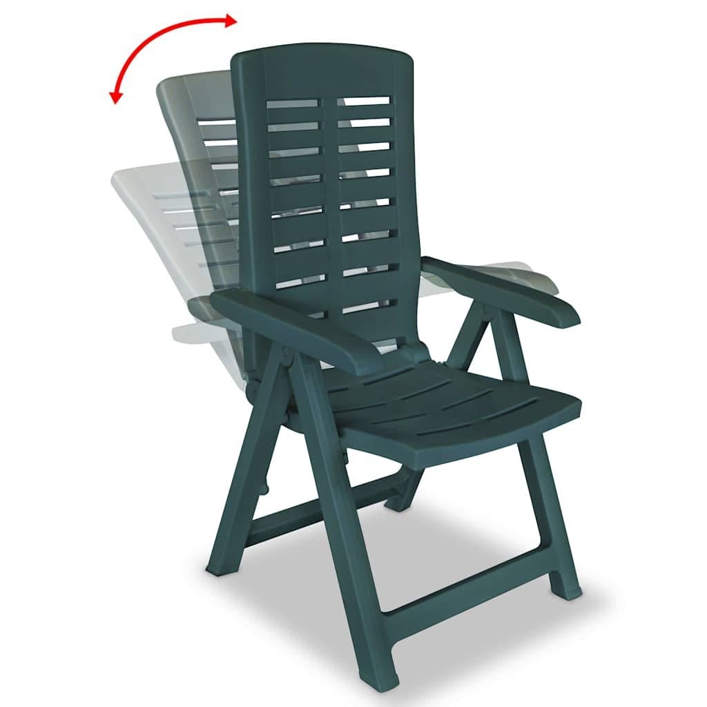 4-Pack Lightweight Weather-Resistant Reclining Chairs