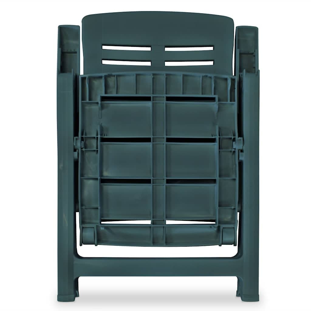 4-Pack Lightweight Weather-Resistant Reclining Chairs