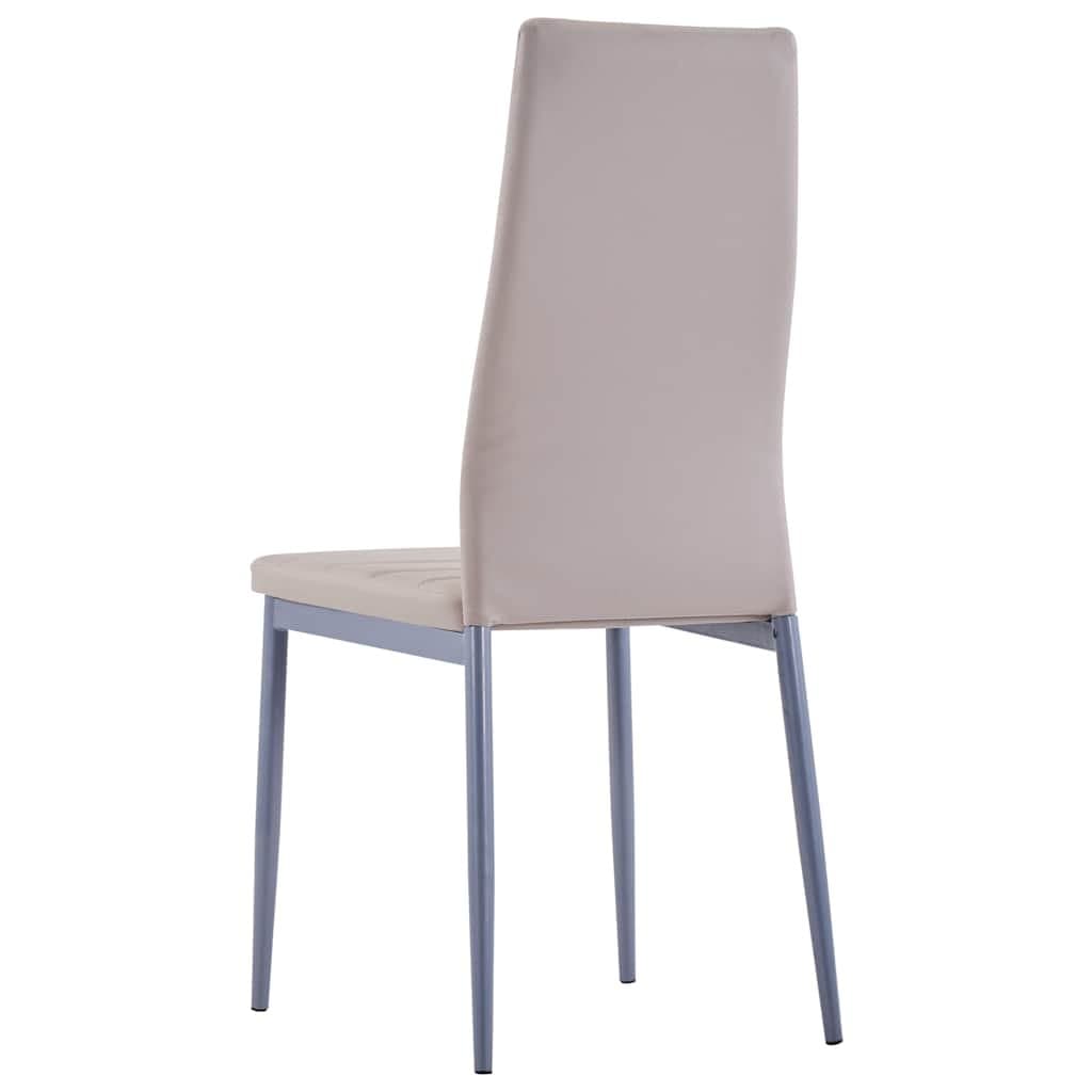 7-Piece Dining Set with Glass Top and Chairs