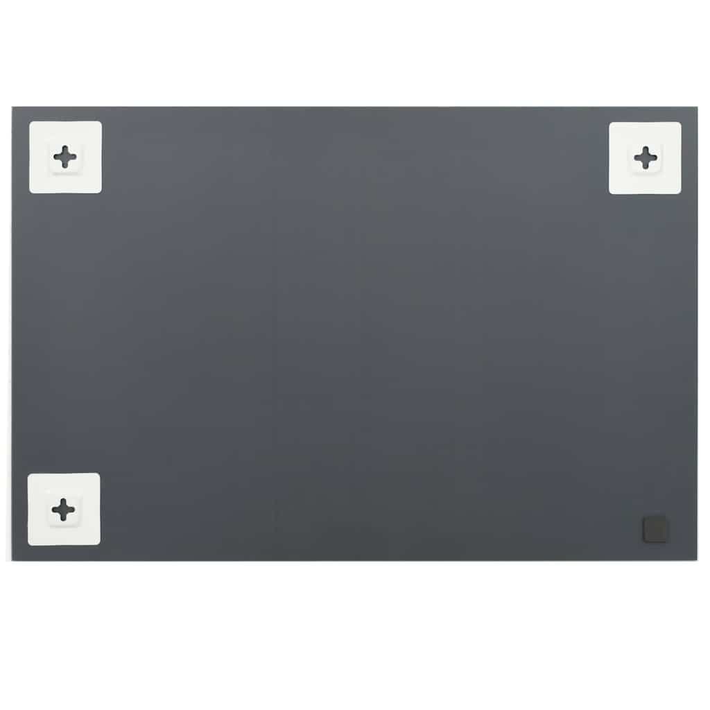Rectangular Wall Mirror 60x40 cm Silver