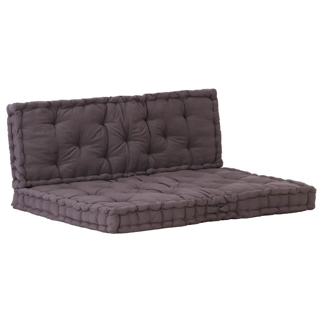 Anthracite Cotton Cushions for Pallet Seating