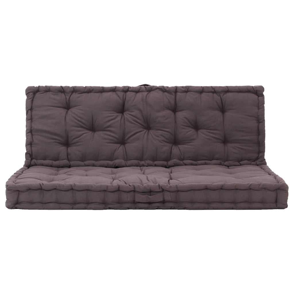Anthracite Cotton Cushions for Pallet Seating