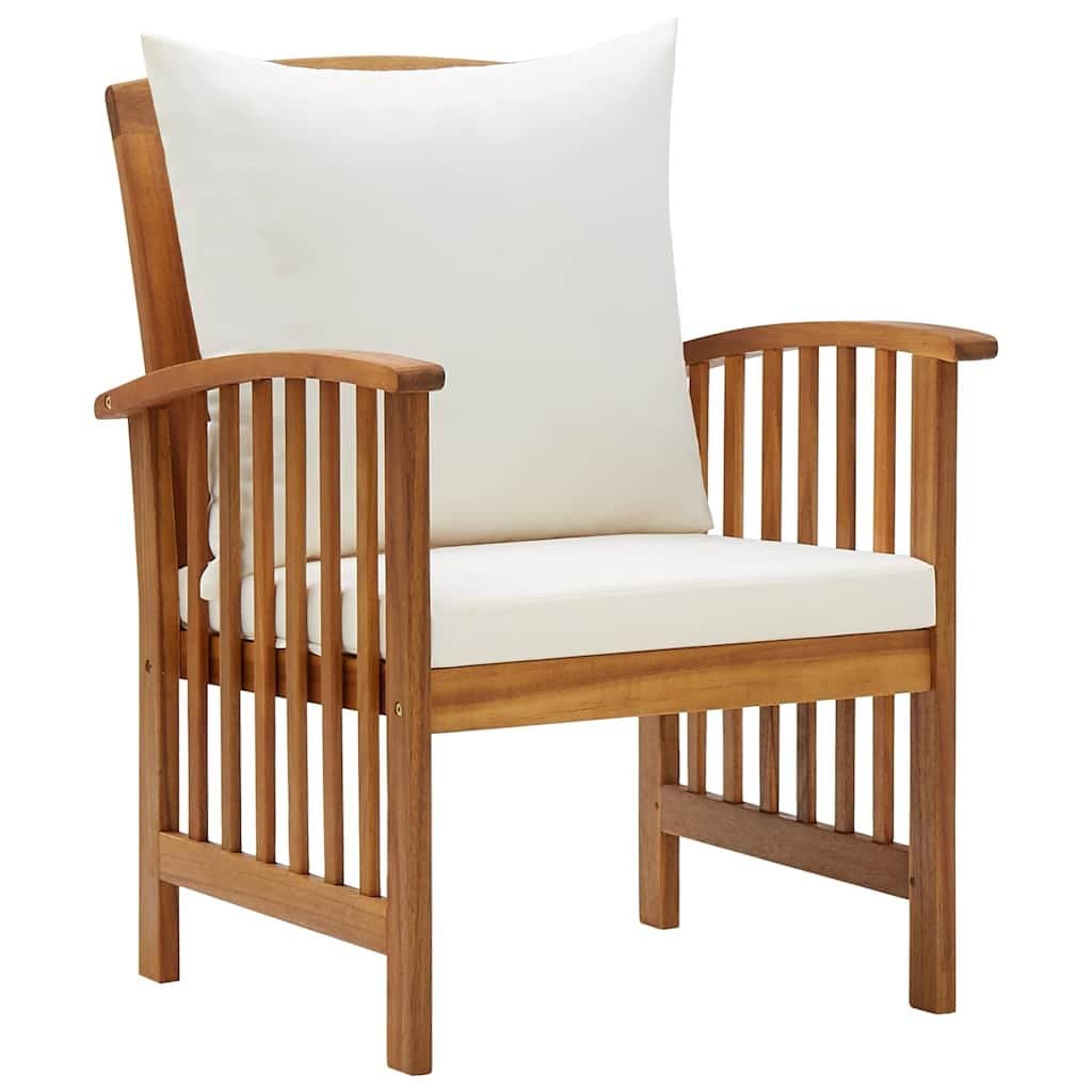 4 Piece Outdoor Garden Lounge Set with Cushions