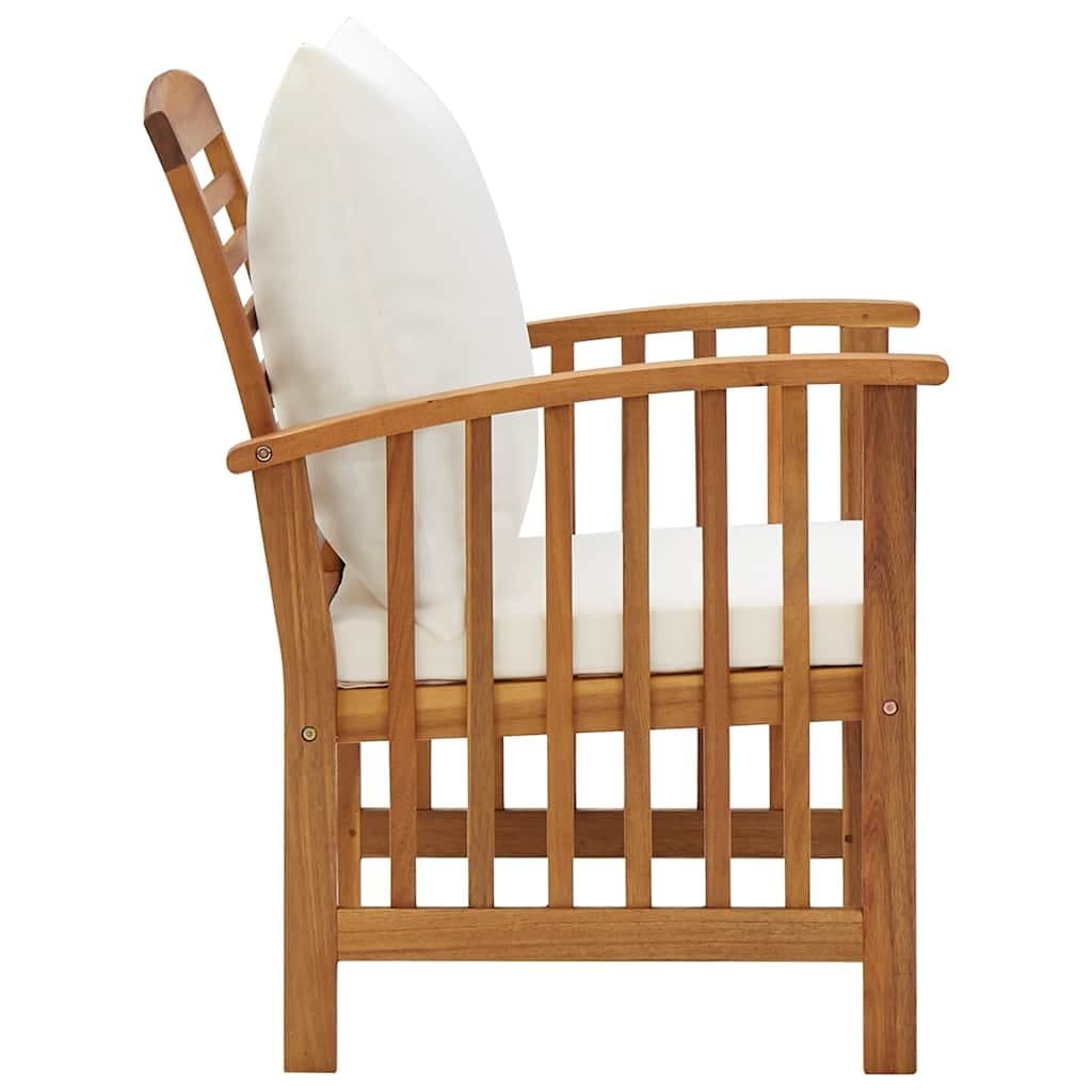 4 Piece Outdoor Garden Lounge Set with Cushions