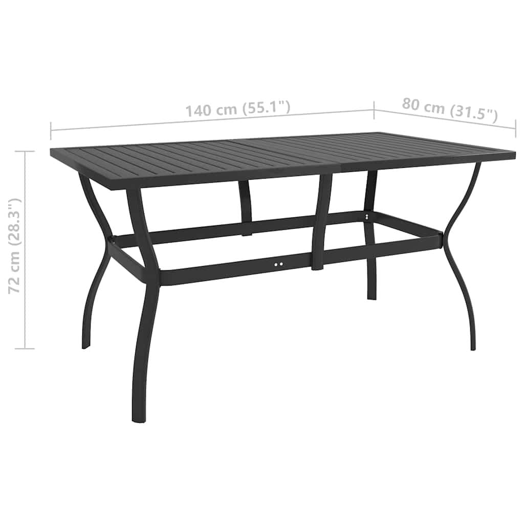 7 Piece Outdoor Garden Dining Set with Swivel Chairs