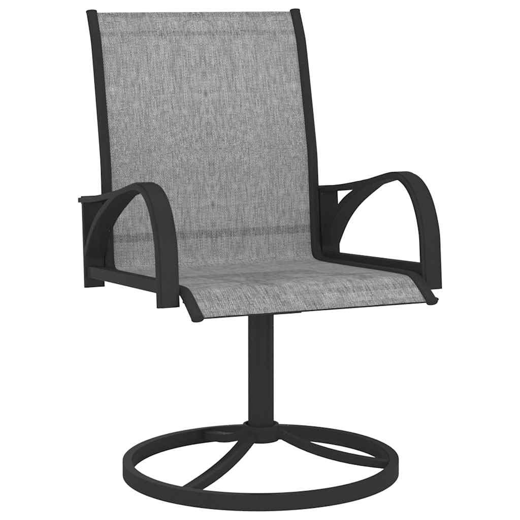 7 Piece Outdoor Garden Dining Set with Swivel Chairs