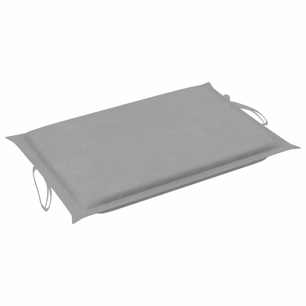 Wooden Sun Lounger with Cushion for Outdoor Relaxation