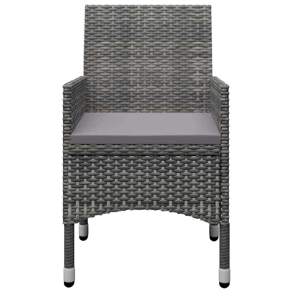 5-Piece Outdoor Dining Set in Grey