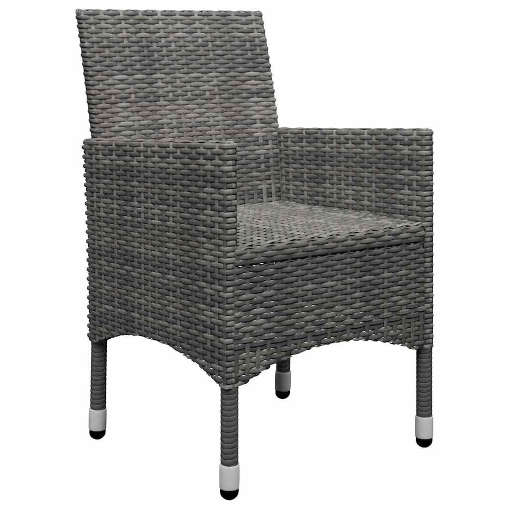 5-Piece Outdoor Dining Set in Grey