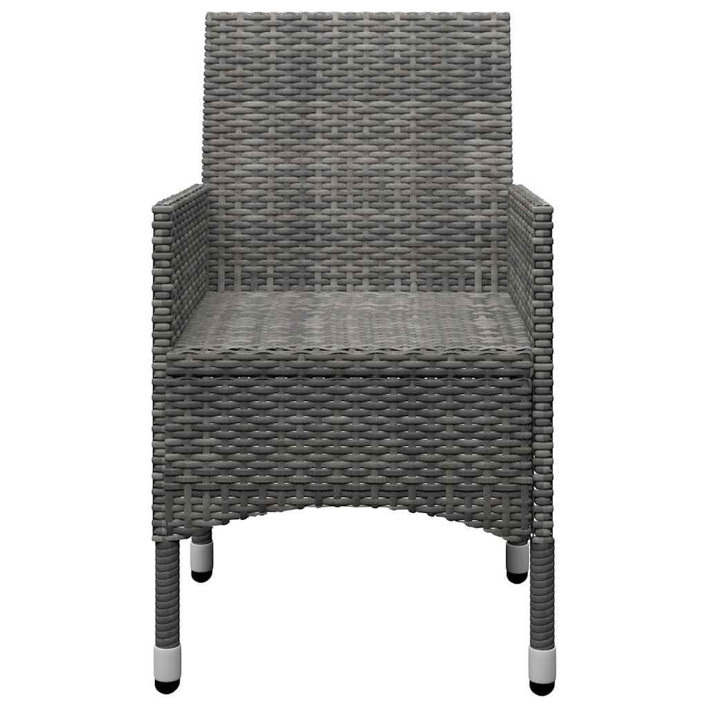 5-Piece Outdoor Dining Set in Grey