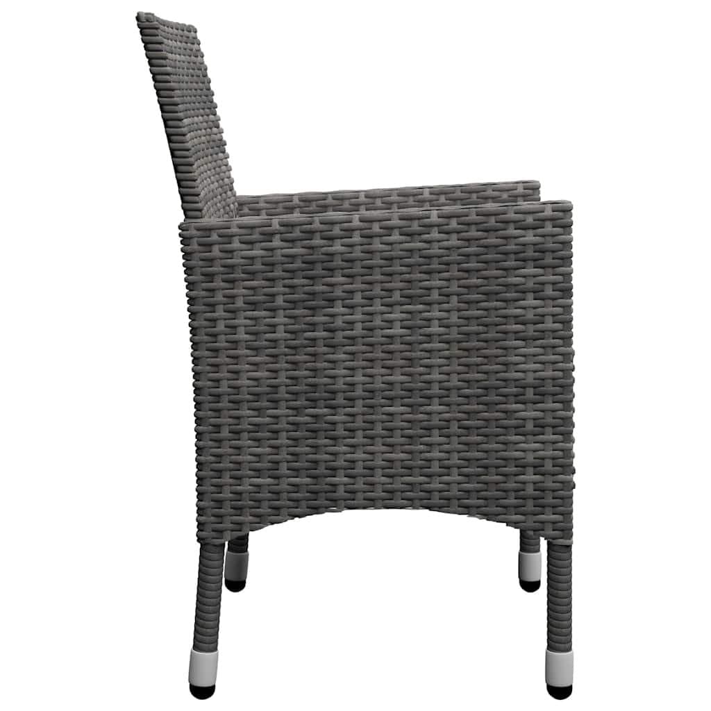 5-Piece Outdoor Dining Set in Grey