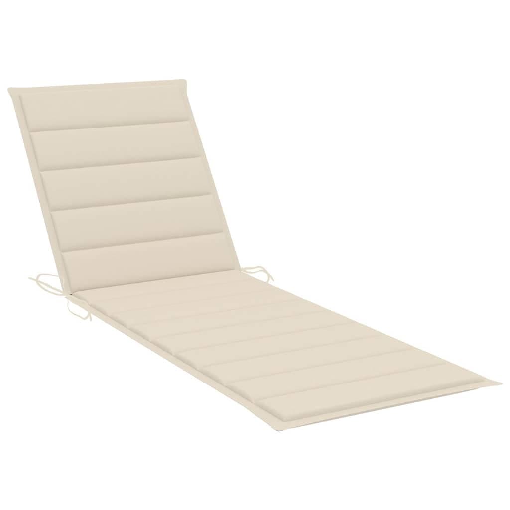 Adjustable Sun Loungers Set of 2 with Cushions