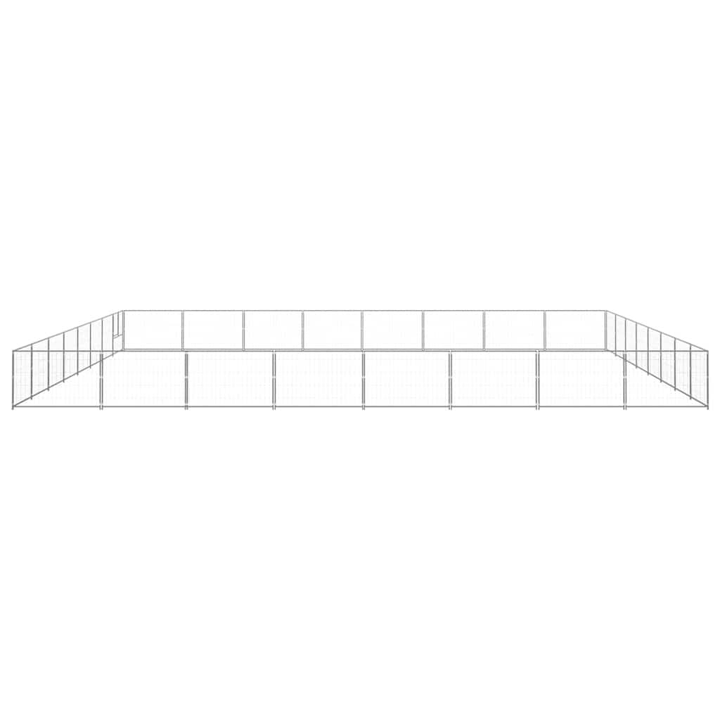 Outdoor Dog Kennel with Steel Wire Mesh