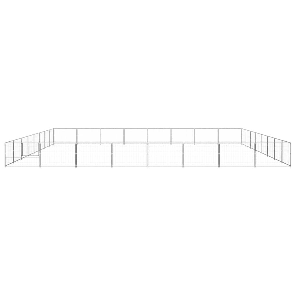 Outdoor Dog Kennel with Steel Wire Mesh