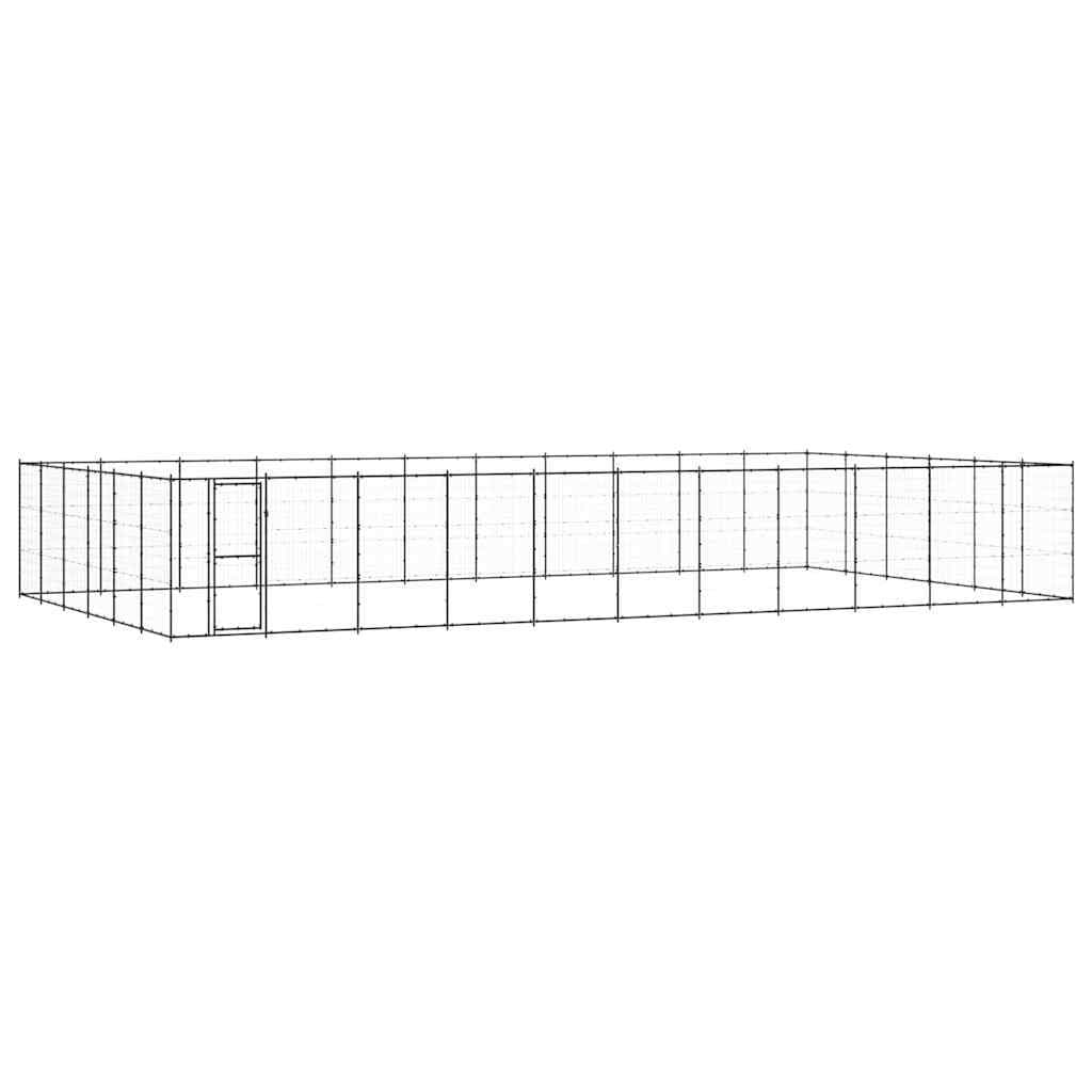 Outdoor Dog Kennel with Mesh Exercise Pen