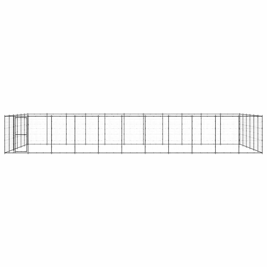 Outdoor Dog Kennel with Mesh Exercise Pen