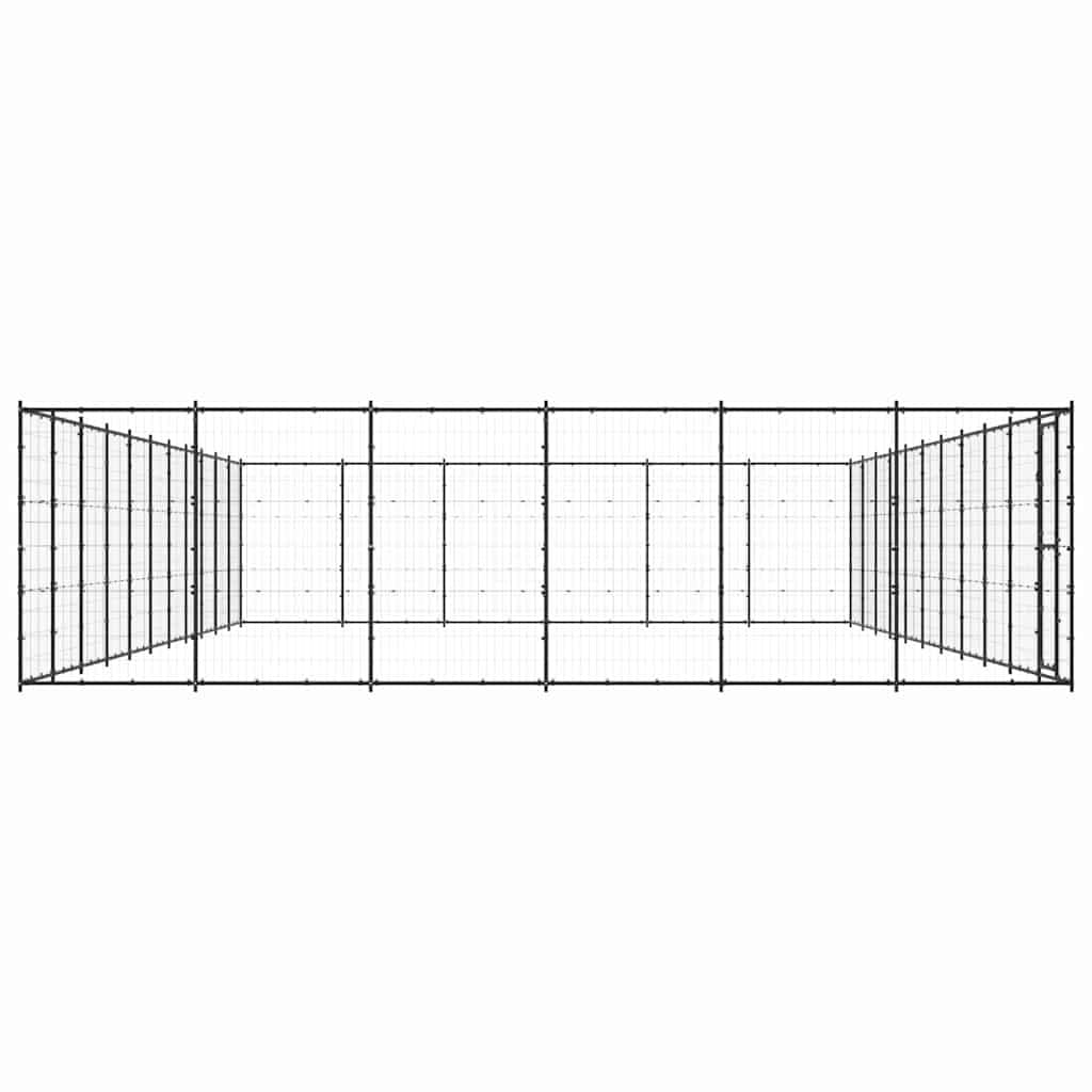 Outdoor Dog Kennel with Mesh Exercise Pen