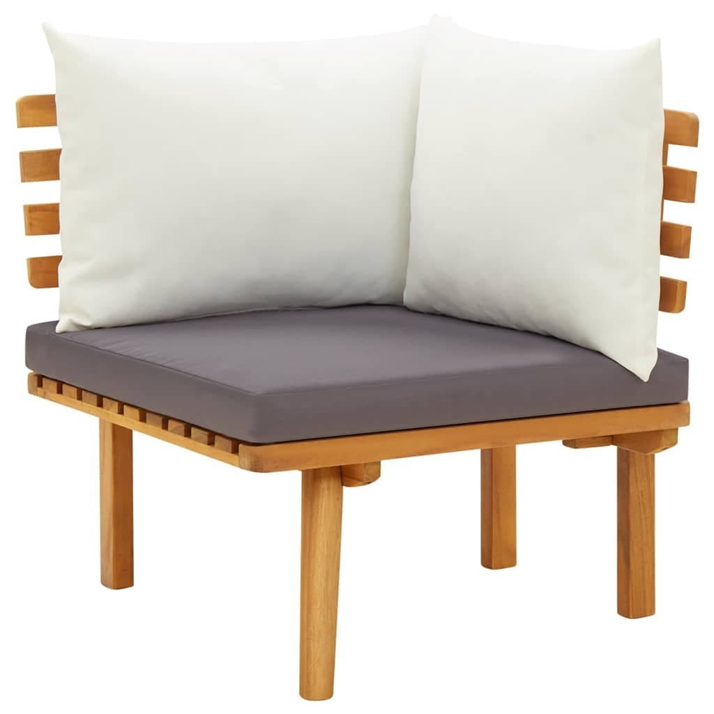 7 Piece Outdoor Furniture Set in Solid Acacia Wood